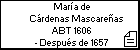 María de Cárdenas Mascareñas