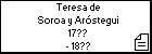 Teresa de Soroa y Aróstegui