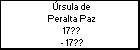 Úrsula de Peralta Paz