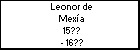 Leonor de Mexía