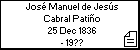 José Manuel de Jesús Cabral Patiño