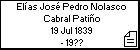 Elías José Pedro Nolasco Cabral Patiño