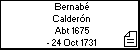 Bernabé Calderón
