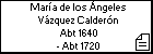 María de los Ángeles Vázquez Calderón