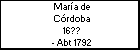 María de Córdoba