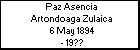 Paz Asencia Artondoaga Zulaica
