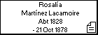 Rosalía Martínez Lacamoire