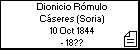 Dionicio Rómulo Cáseres (Soria)