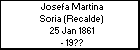 Josefa Martina Soria (Recalde)