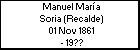 Manuel María Soria (Recalde)