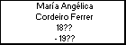 María Angélica Cordeiro Ferrer
