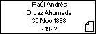Raúl Andrés Orgaz Ahumada