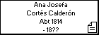 Ana Josefa Cortés Calderón