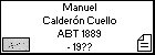 Manuel Calderón Cuello