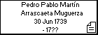Pedro Pablo Martín Arrascaeta Muguerza