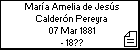 María Amelia de Jesús Calderón Pereyra