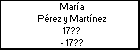 María Pérez y Martínez