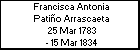 Francisca Antonia Patiño Arrascaeta