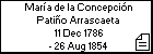 María de la Concepción Patiño Arrascaeta