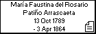 María Faustina del Rosario Patiño Arrascaeta