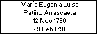 María Eugenia Luisa Patiño Arrascaeta