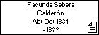 Facunda Sebera Calderón