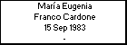 María Eugenia Franco Cardone