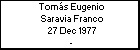 Tomás Eugenio Saravia Franco