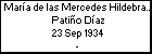 María de las Mercedes Hildebranda Patiño Díaz