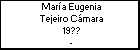 María Eugenia Tejeiro Cámara