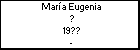 María Eugenia ?