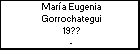 María Eugenia Gorrochategui