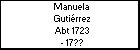 Manuela Gutiérrez