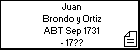 Juan Brondo y Ortiz