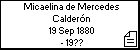 Micaelina de Mercedes Calderón