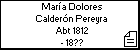 María Dolores Calderón Pereyra