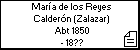 María de los Reyes Calderón (Zalazar)