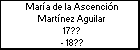 María de la Ascención Martínez Aguilar