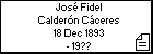 José Fidel Calderón Cáceres