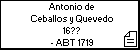 Antonio de Ceballos y Quevedo