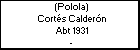 (Polola) Cortés Calderón