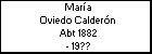 María Oviedo Calderón