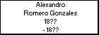 Alexandro Romero Gonzales