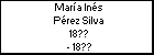 María Inés Pérez Silva
