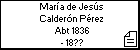 María de Jesús Calderón Pérez