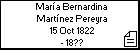 María Bernardina Martínez Pereyra