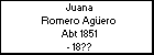 Juana Romero Agüero