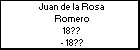 Juan de la Rosa Romero