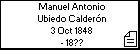 Manuel Antonio Ubiedo Calderón
