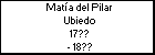 Matía del Pilar Ubiedo